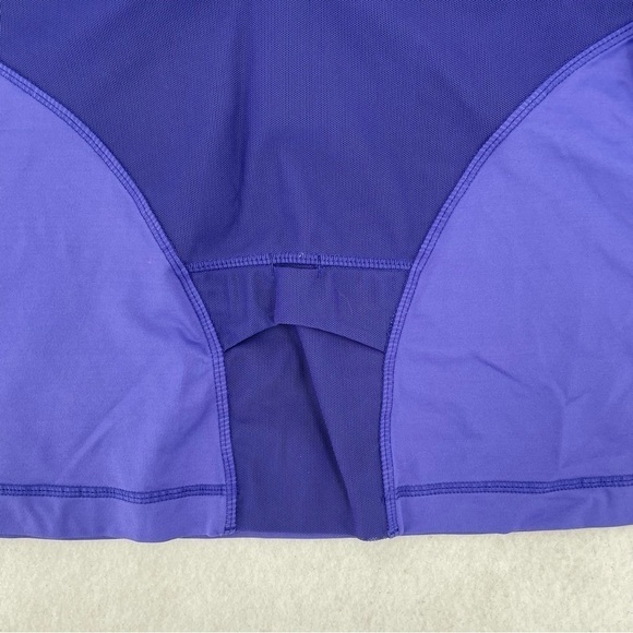 LULULEMON Women’s Athletic Tank Top Crisscross strap back with mesh purple sz 10 - Picture 5 of 10